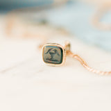 Pliny's Peace Doves Bloodstone Necklace