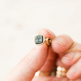 Pliny's Peace Doves Bloodstone Necklace