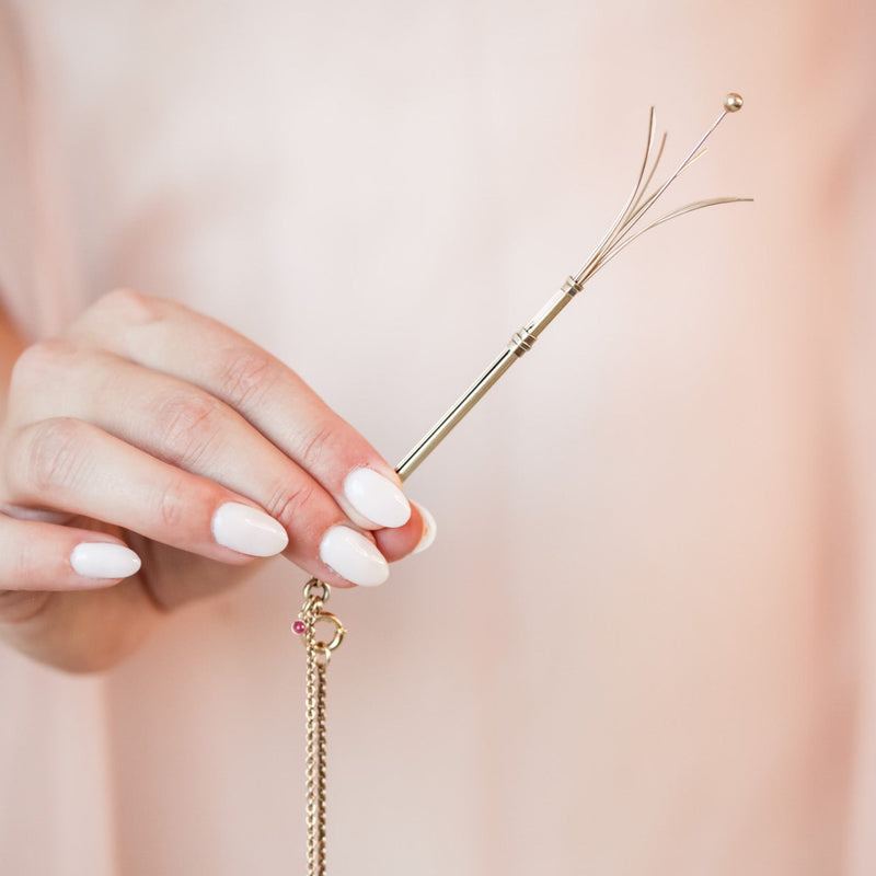 Julienne Gold Swizzle Stick