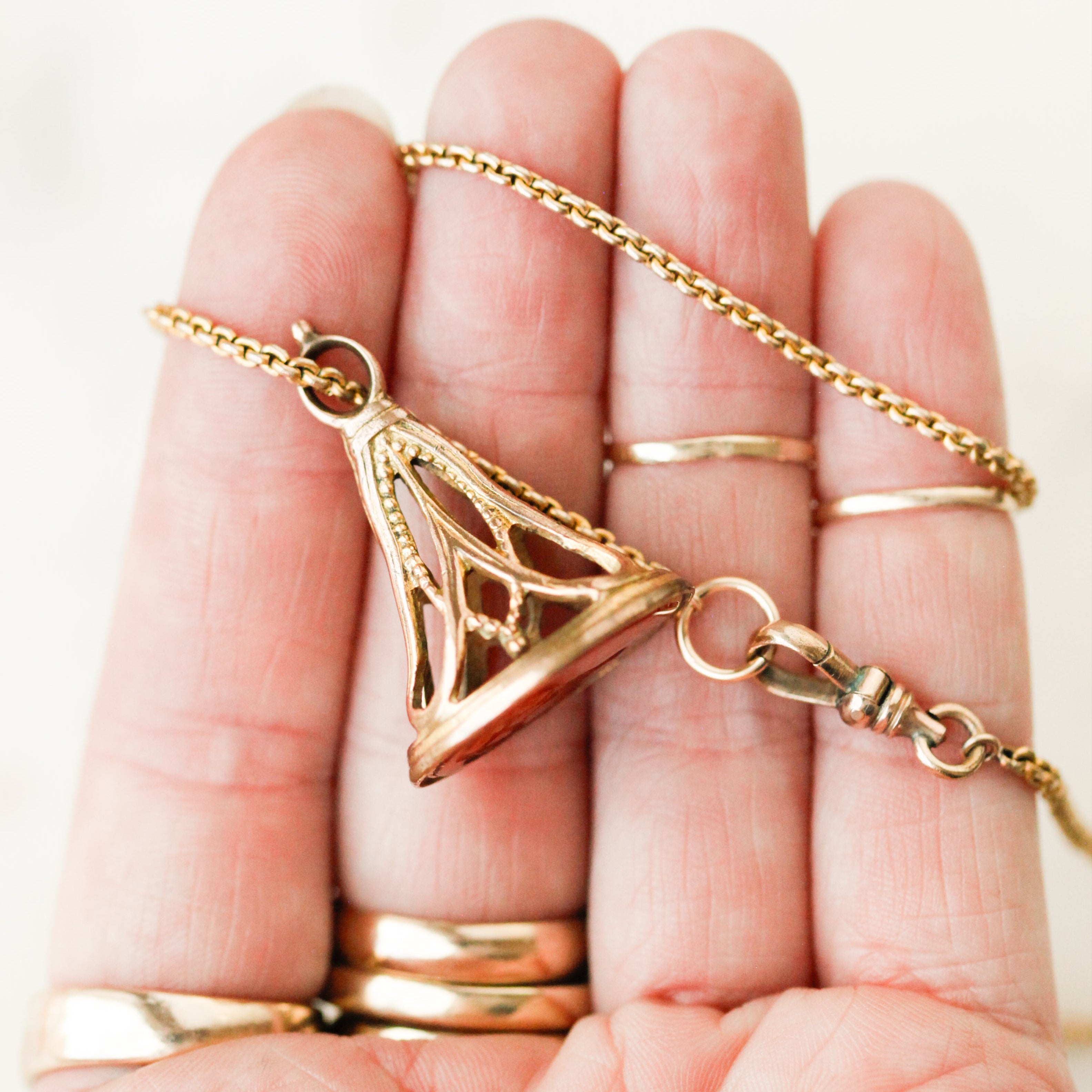 Dove + Ouroboros Necklace