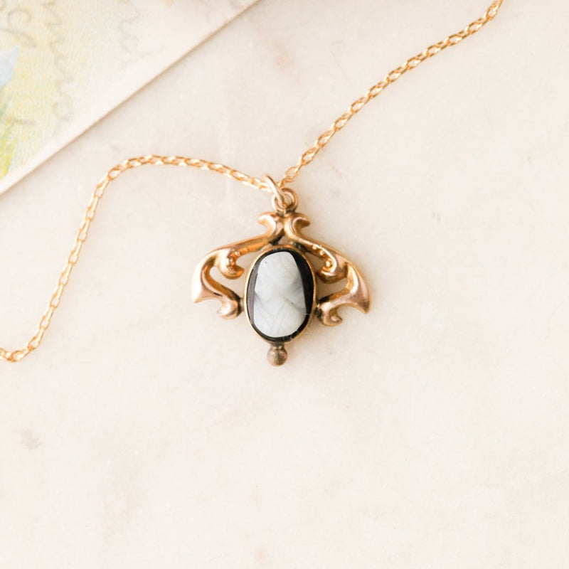 Liza Petite Cameo Necklace