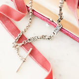 Celestial Sterling Albert Toggle Necklace