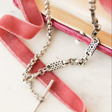 Celestial Sterling Albert Toggle Necklace