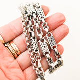 Celestial Sterling Albert Toggle Necklace
