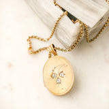 Léontine Floral Locket