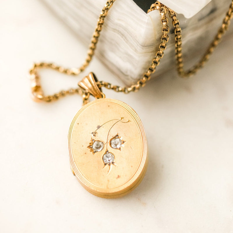 Léontine Floral Locket