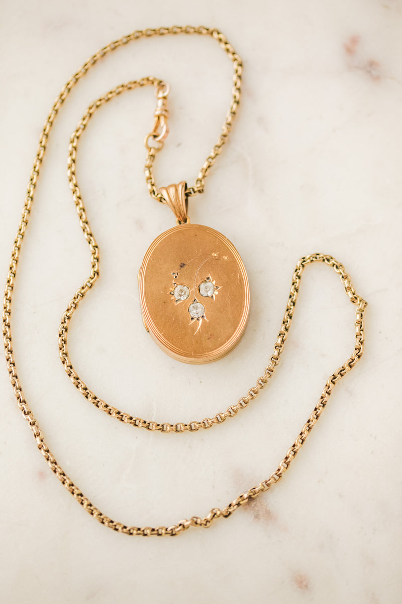 Léontine Floral Locket