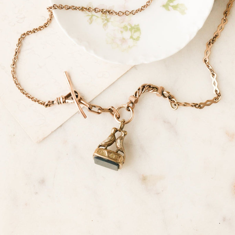 Love Birds Toggle Necklace