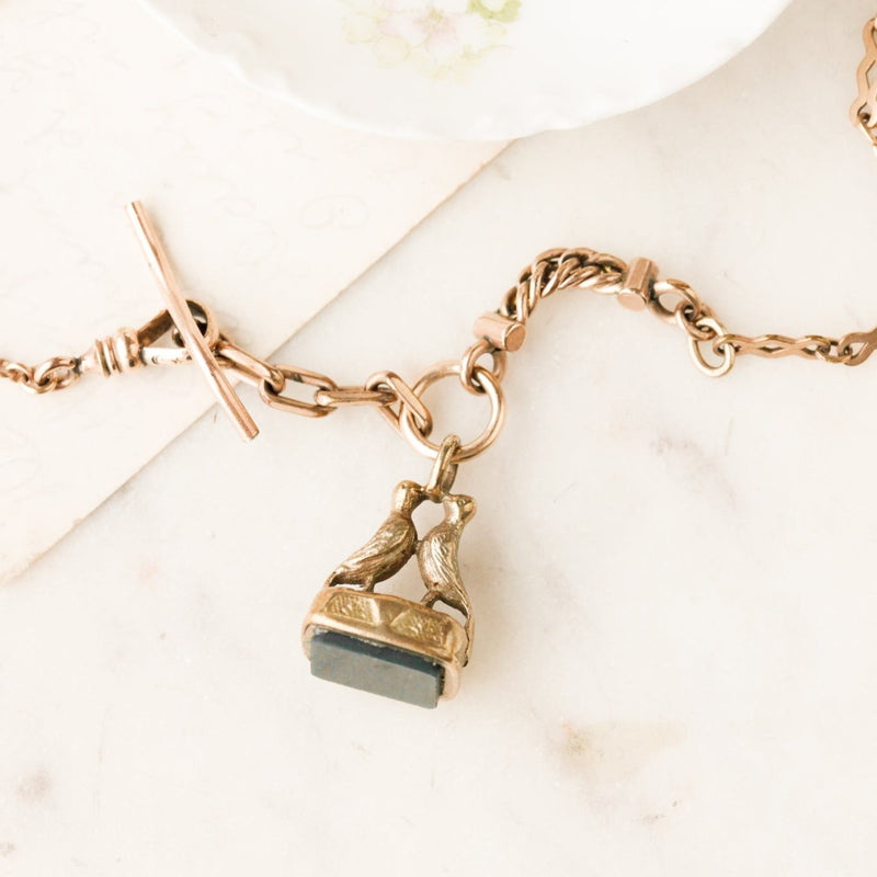 Love Birds Toggle Necklace