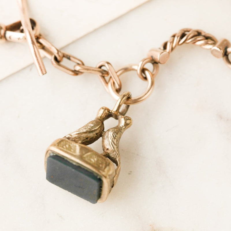 Love Birds Toggle Necklace