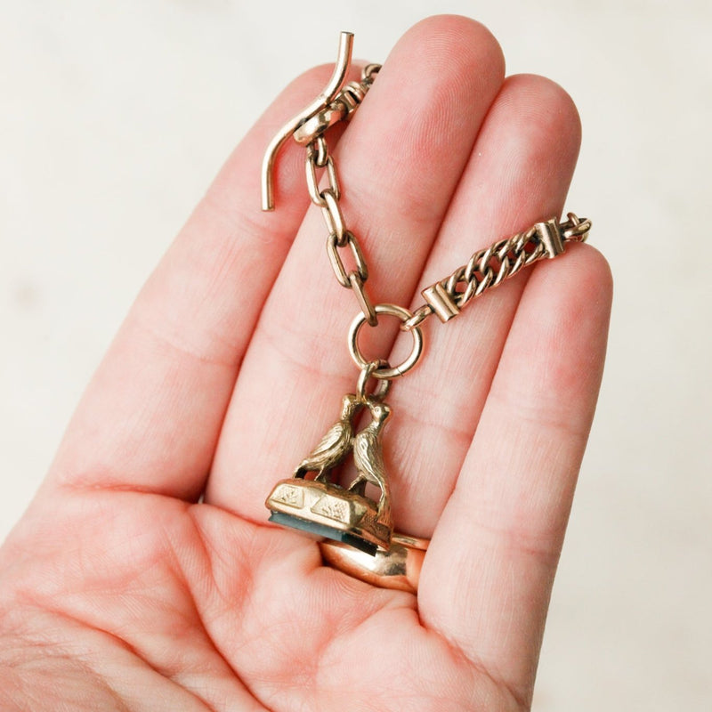 Love Birds Toggle Necklace