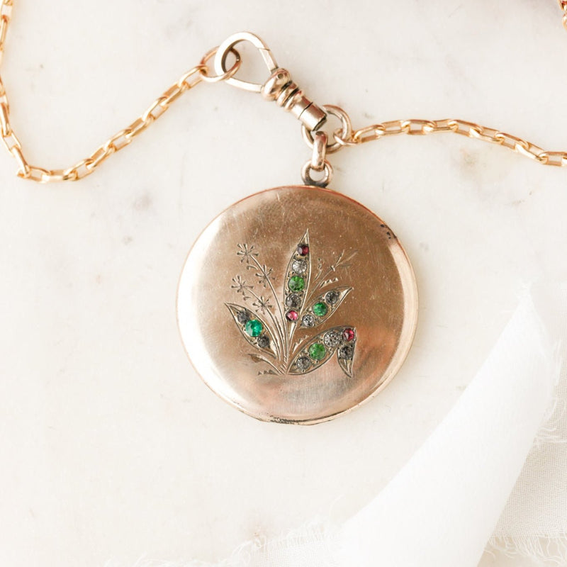 Adelaide Floral Locket