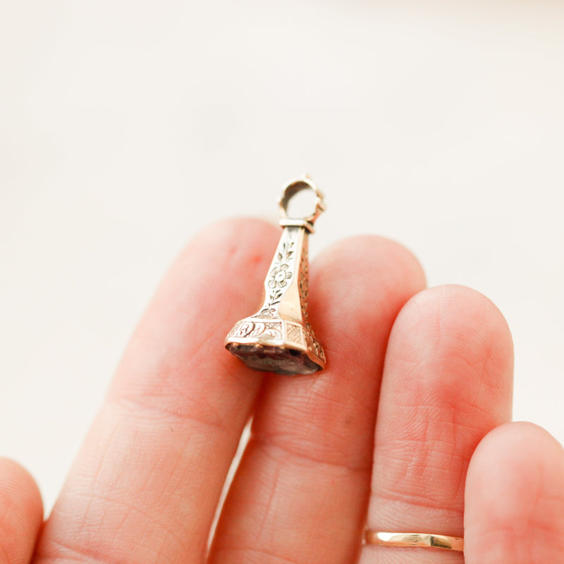Petite Pliny's Doves Intaglio Seal