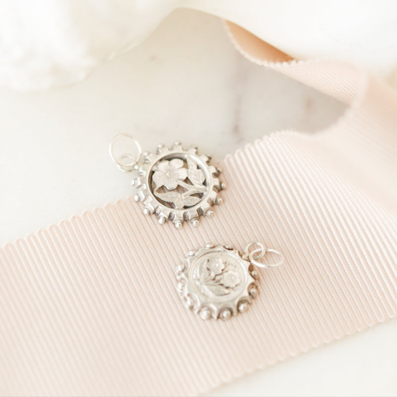 Sterling Silver Floral Charms