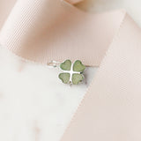 Lucky Connemara Marble Shamrock Charm