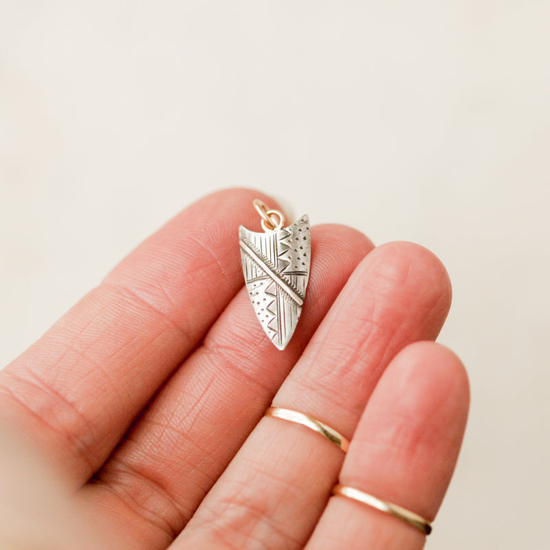 Victorian Shield Pendant