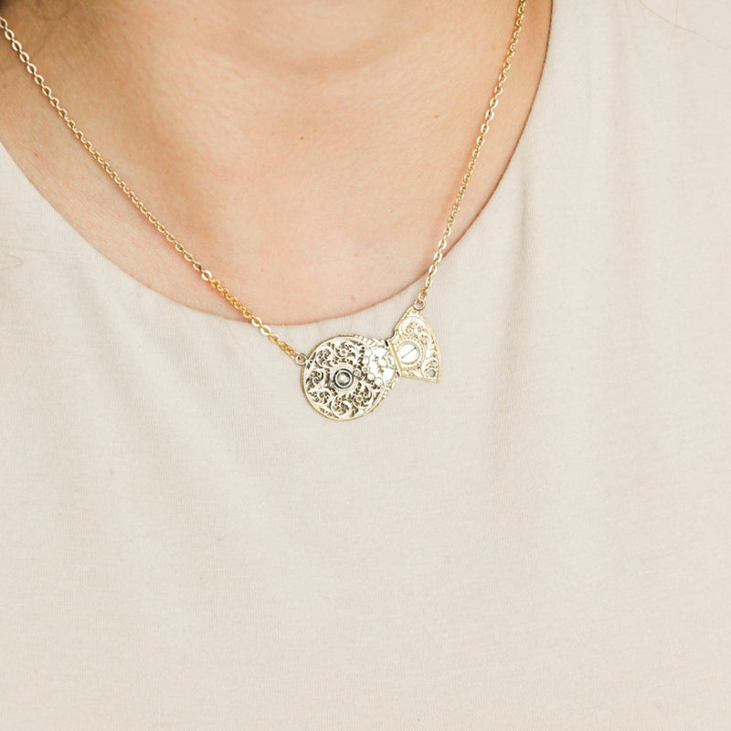 Georgian Fusee Watch Movement Pendant