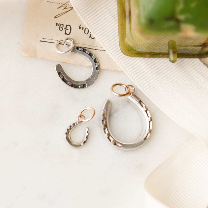 Sterling Silver Horseshoe Charms