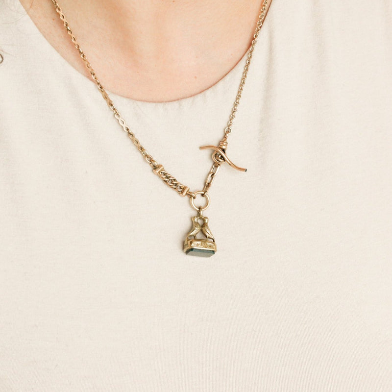 Love Birds Toggle Necklace