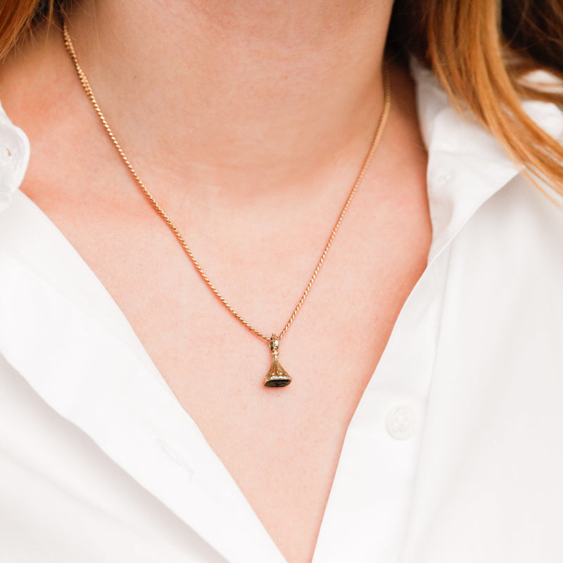 Pliny's Peace Doves Bloodstone Necklace