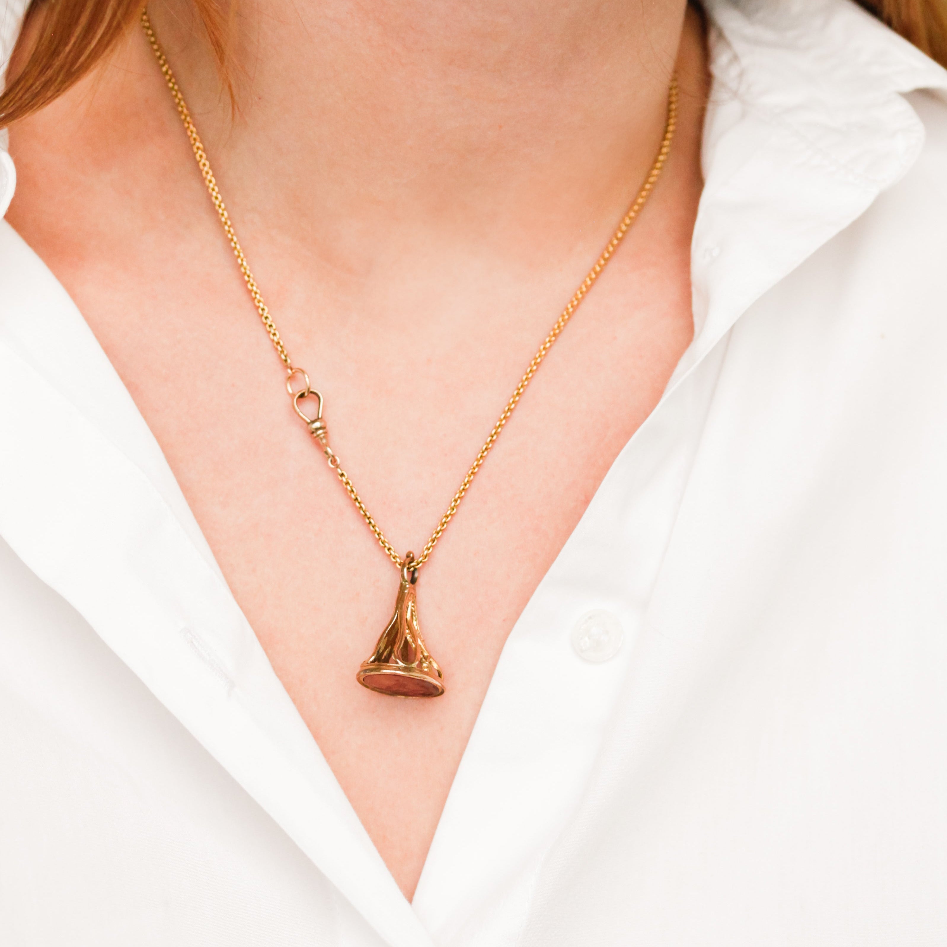 Dove + Ouroboros Necklace