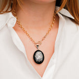 Enameled Morning Bird Locket