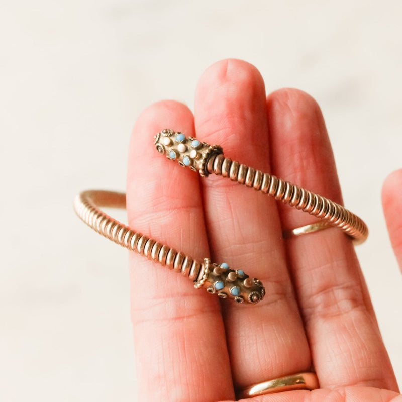 Jean Turquoise Bypass Bracelet
