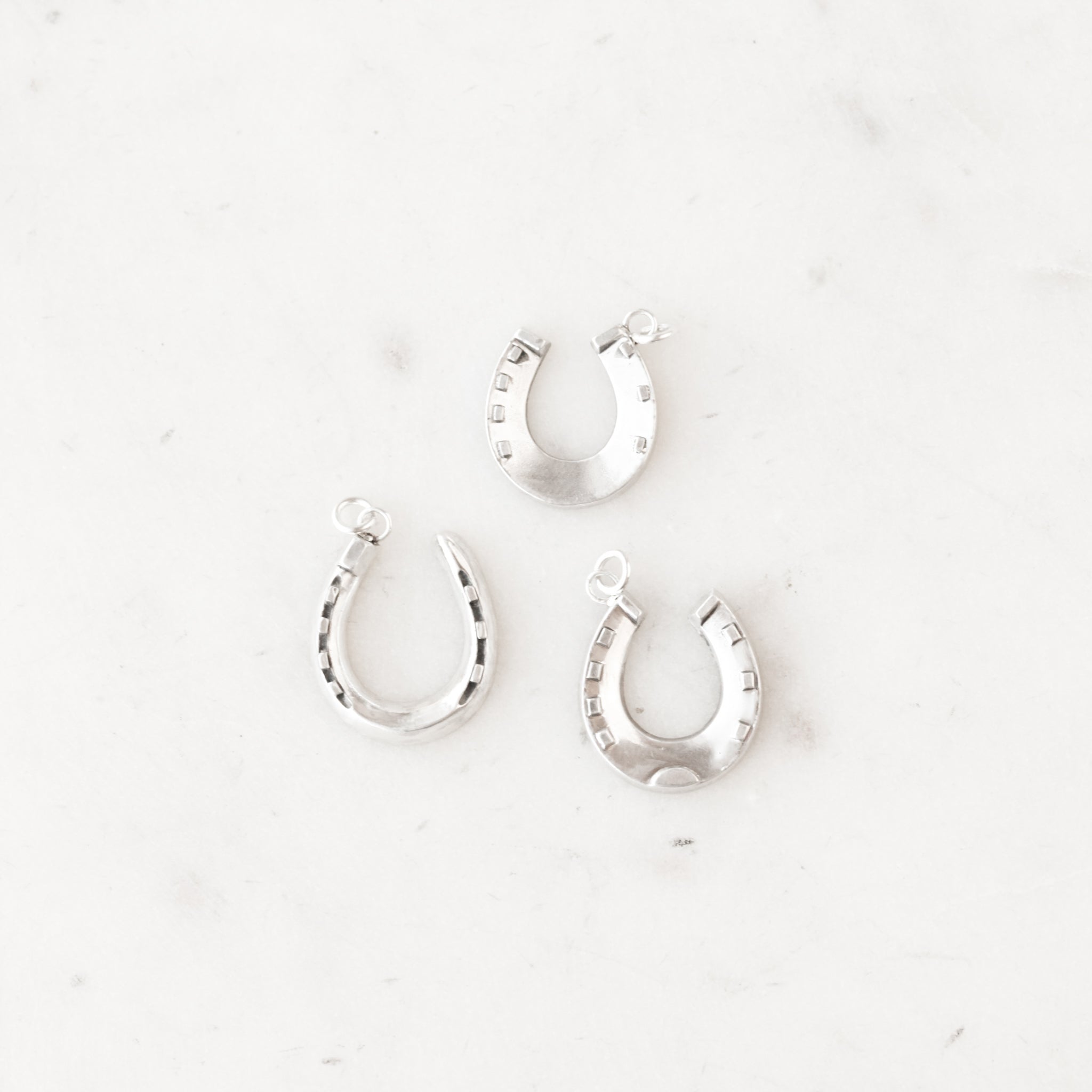 Sterling Silver Horseshoe Charms