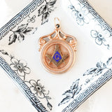 Enameled Masonic Charm