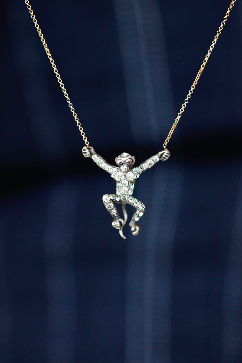 Mr. Monkey Edwardian Pendant