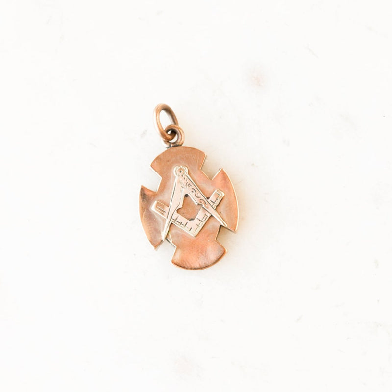 Masonic Enameled Charm