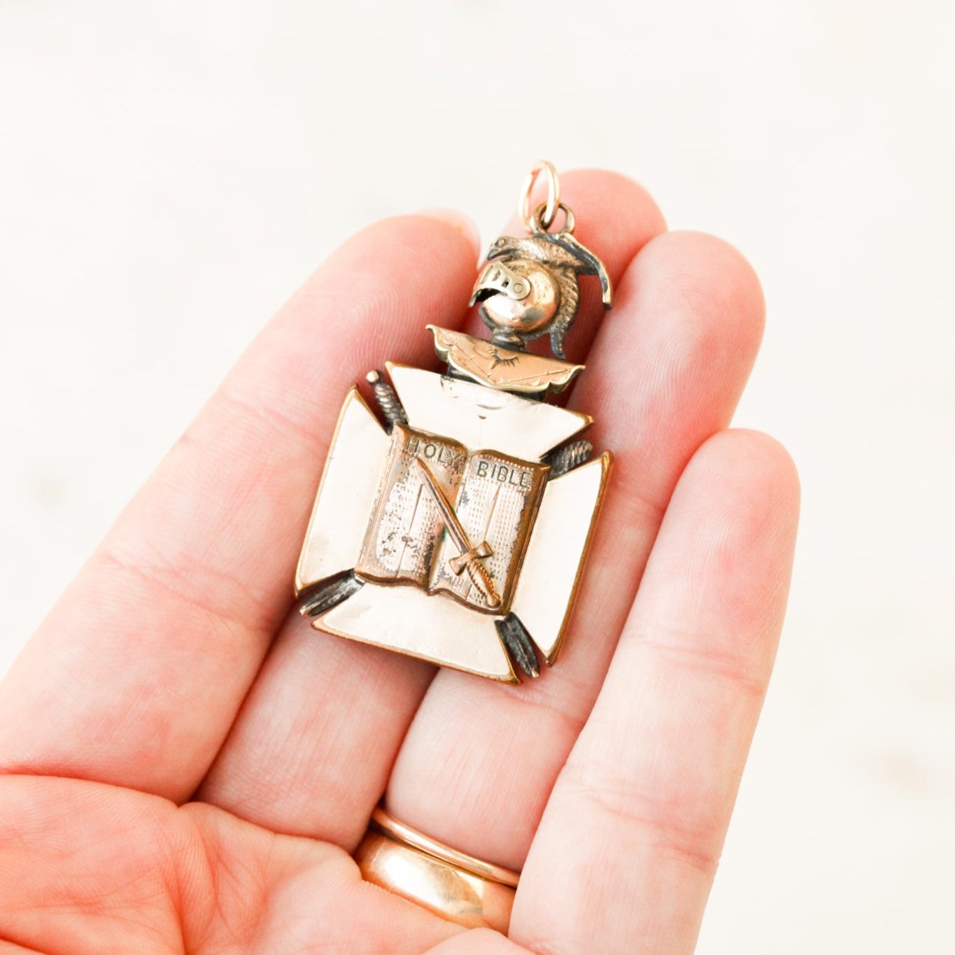 Victorian "Knight of Pythias" Charm