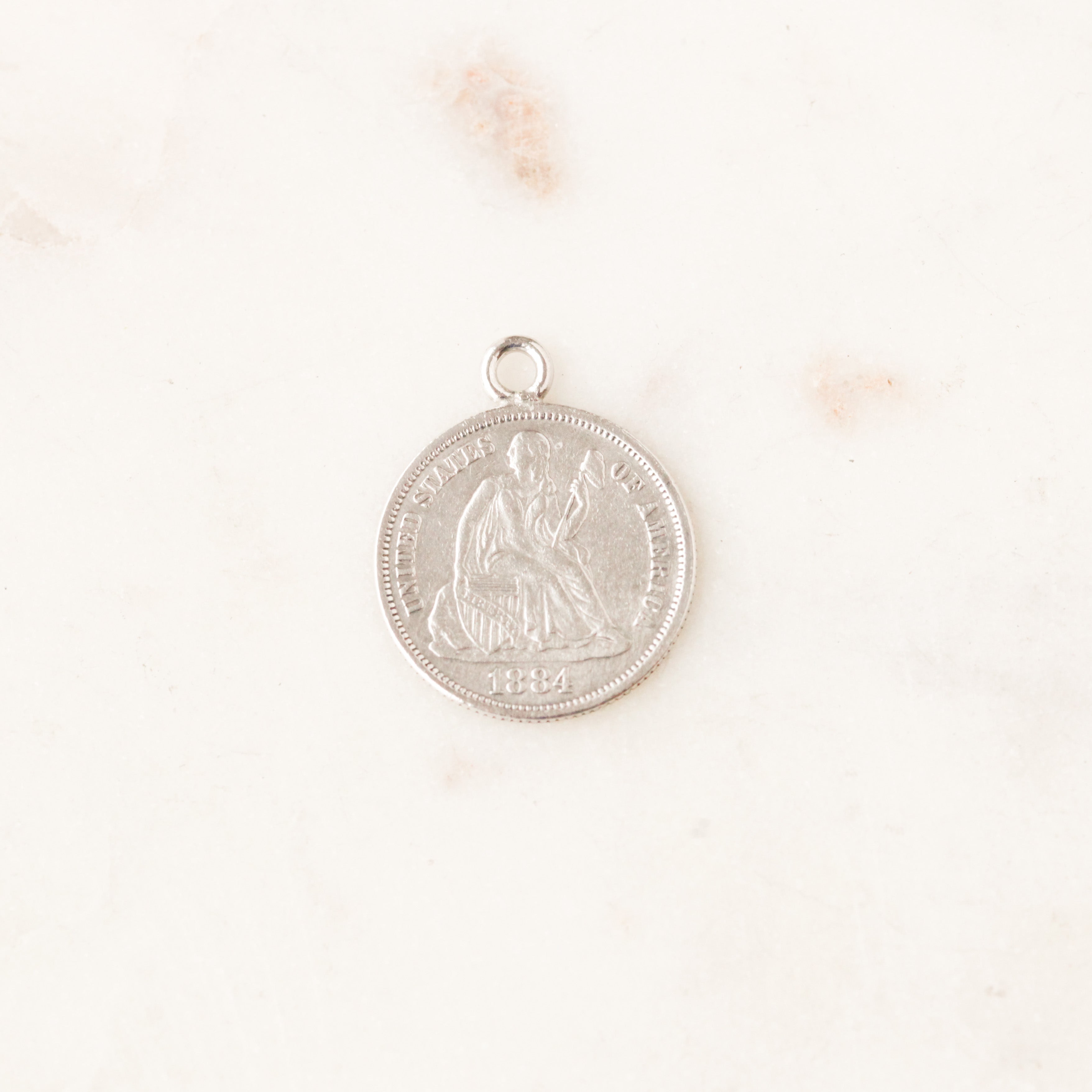"JHH" Love Token Charm