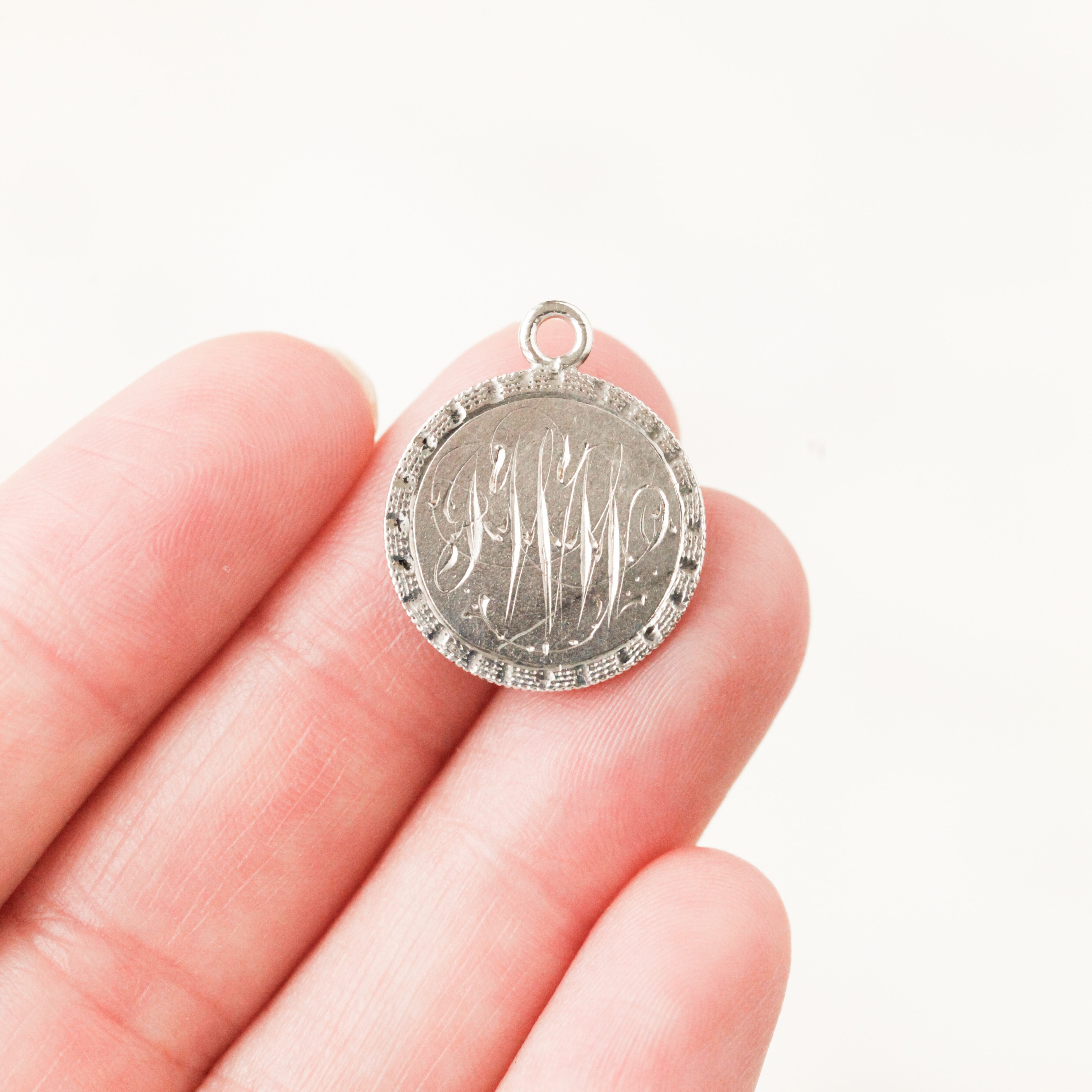 "JHH" Love Token Charm