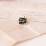 "Courage" C.S. Lewis Gilt Fob