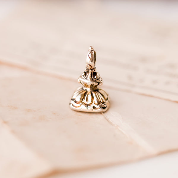 "Courage" C.S. Lewis Gilt Fob