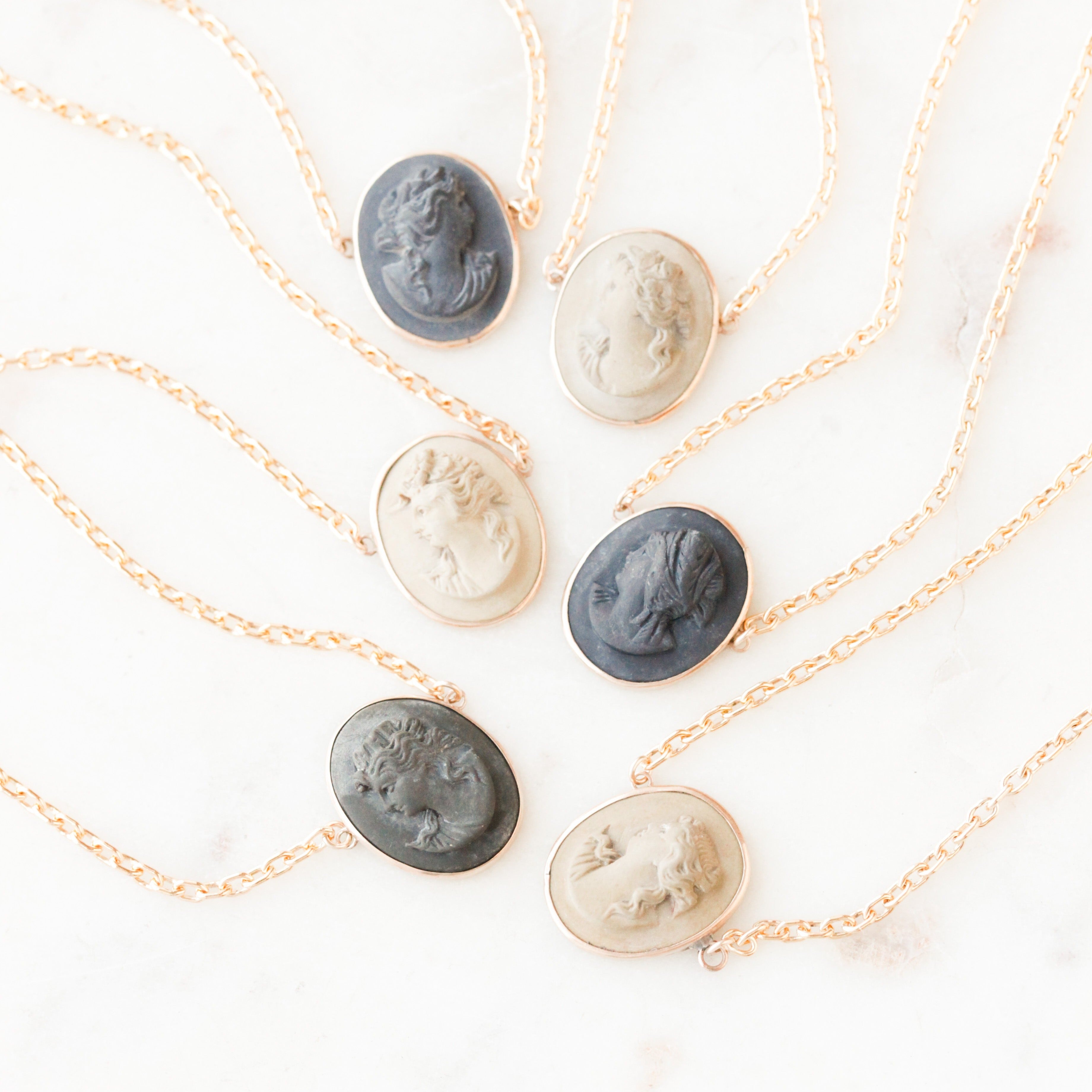 Lorna Lava Cameo Pendants