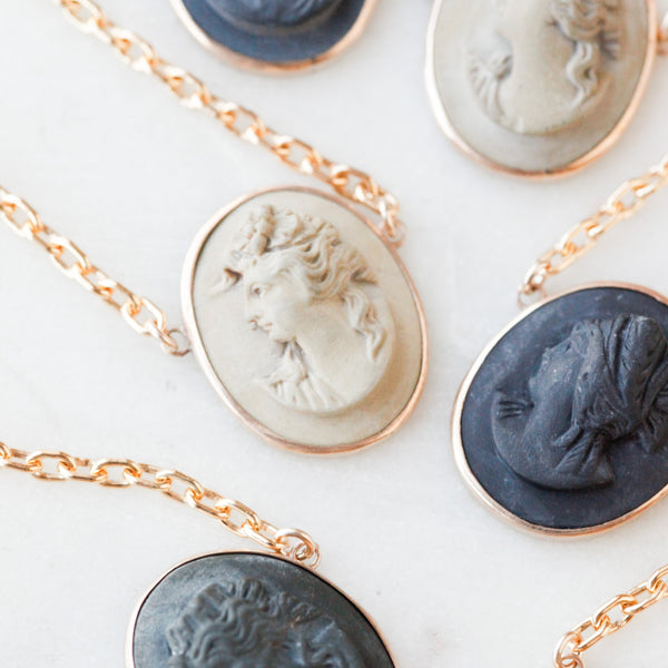 Lorna Lava Cameo Pendants