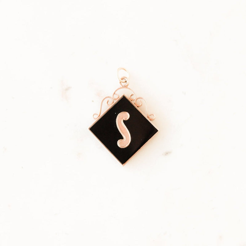Victorian "S" Society Charm
