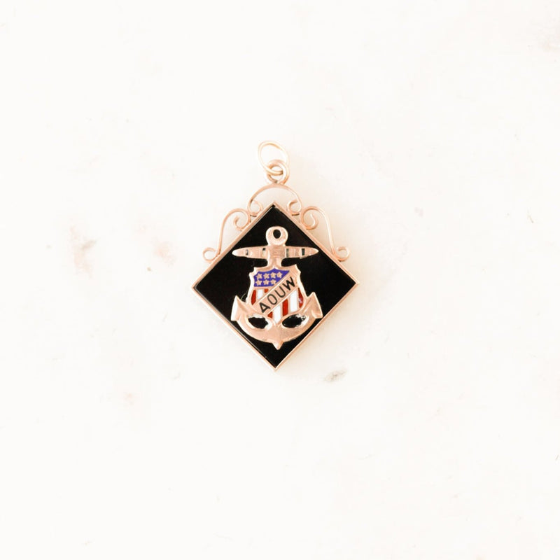Victorian "S" Society Charm