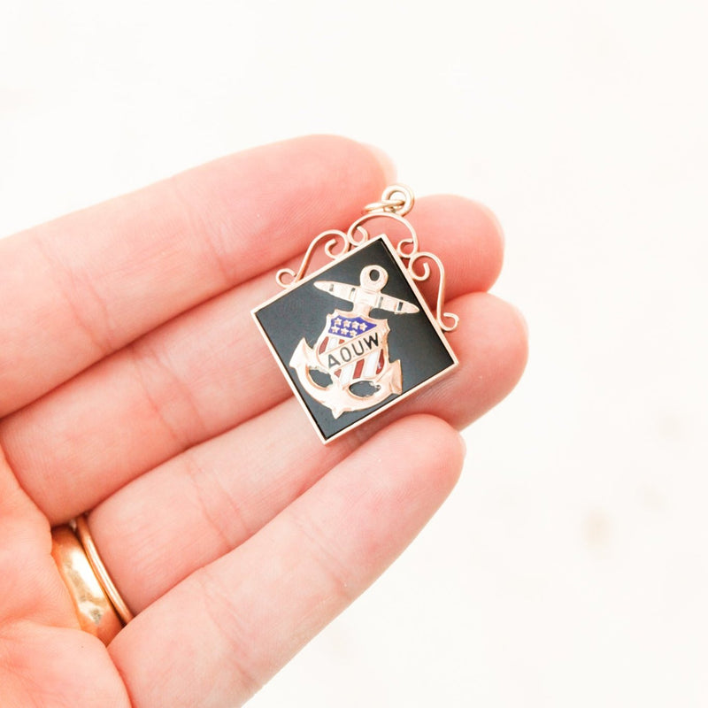 Victorian "S" Society Charm