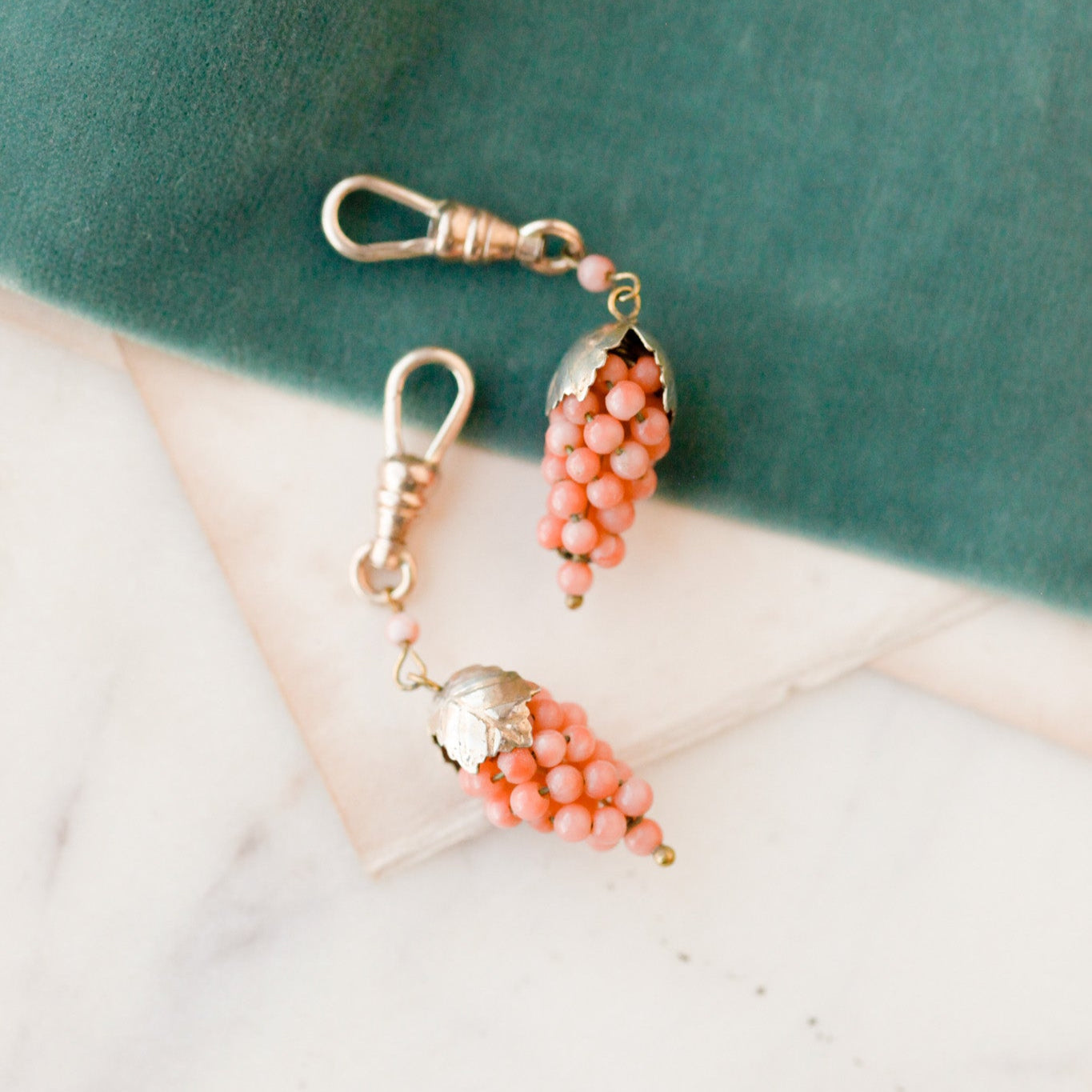 Allorah Coral Grape Charms