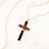 Felicity Banded Agate Cross