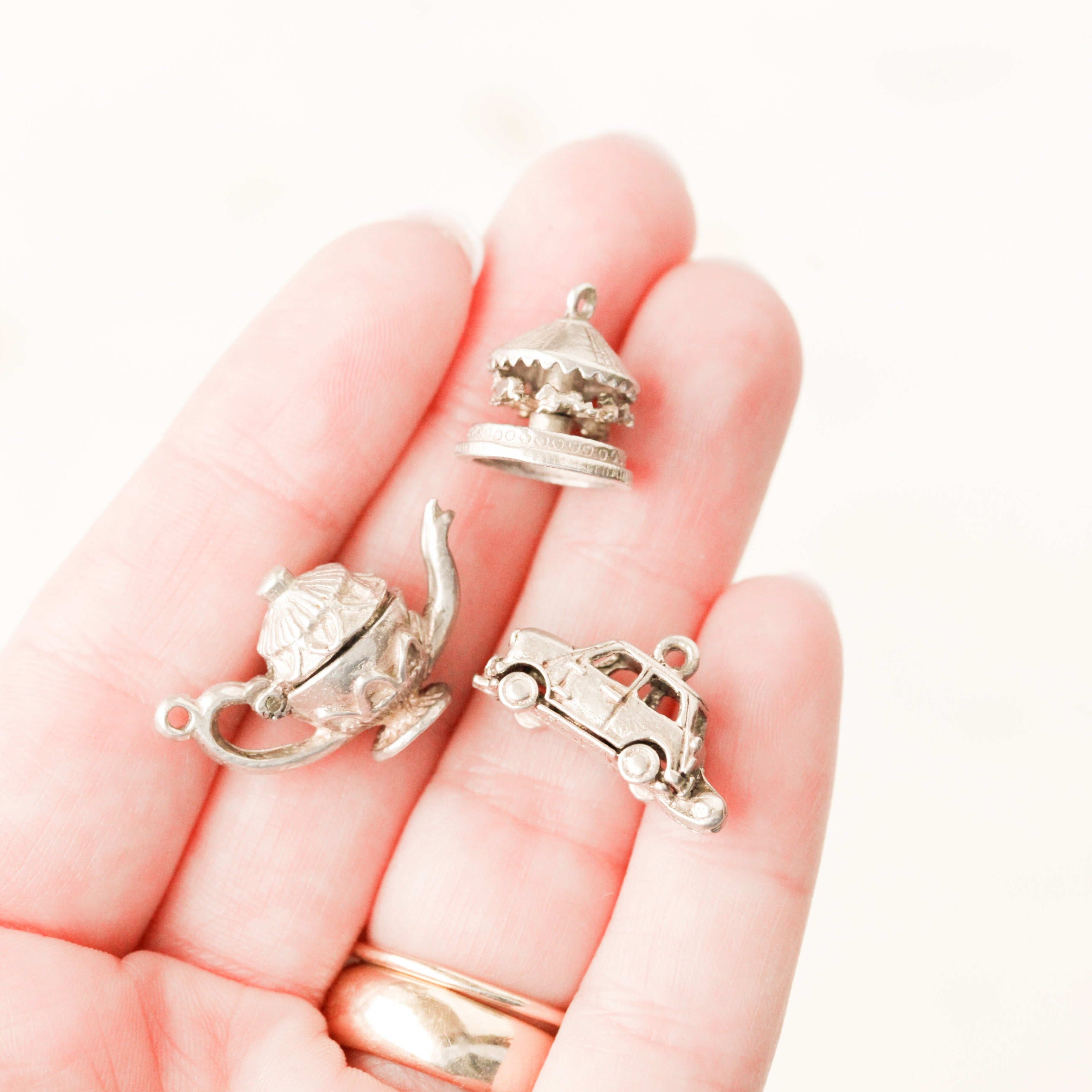 Silver Hinged Collector's Charms