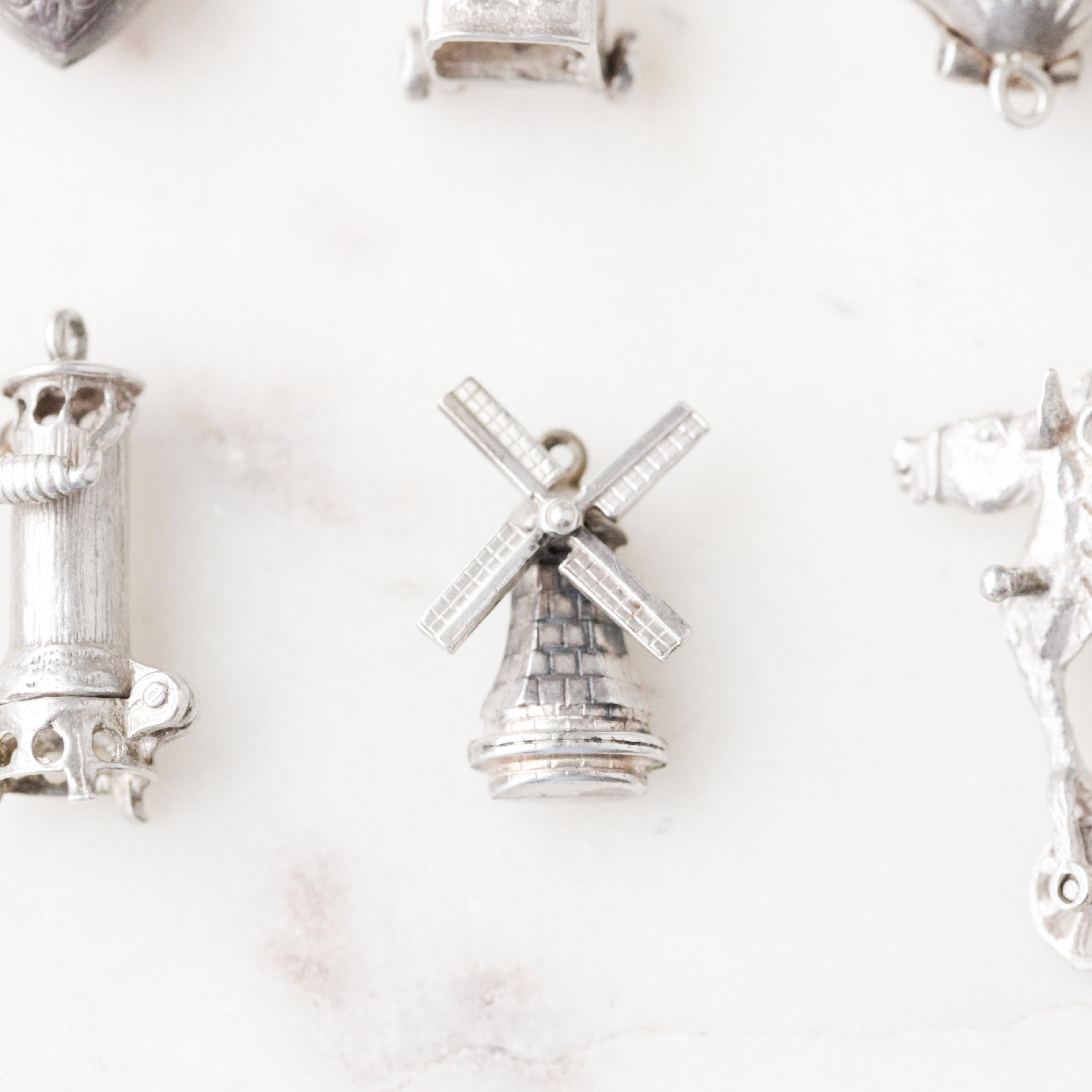 Silver Hinged Collector's Charms