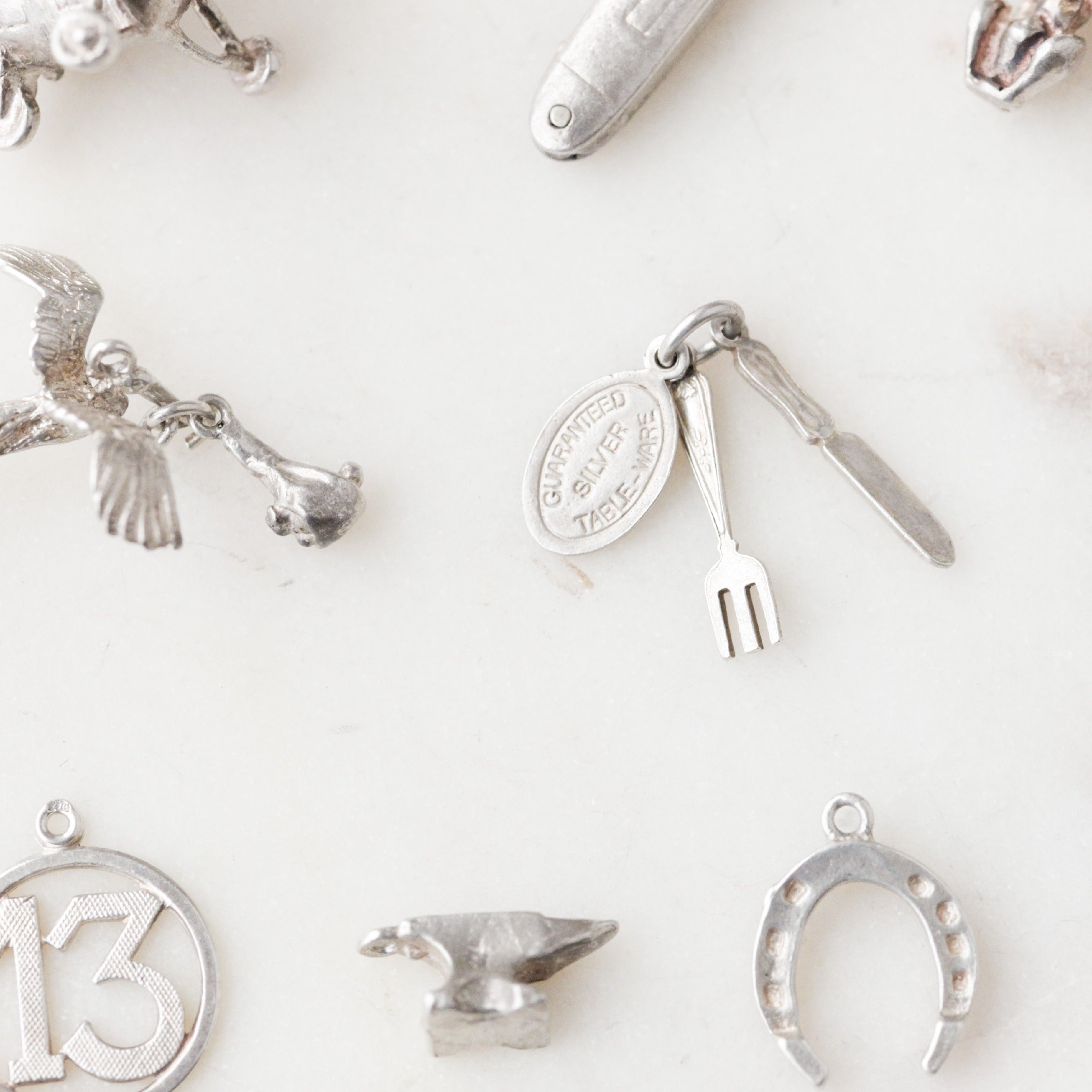 Silver Collector's Charms