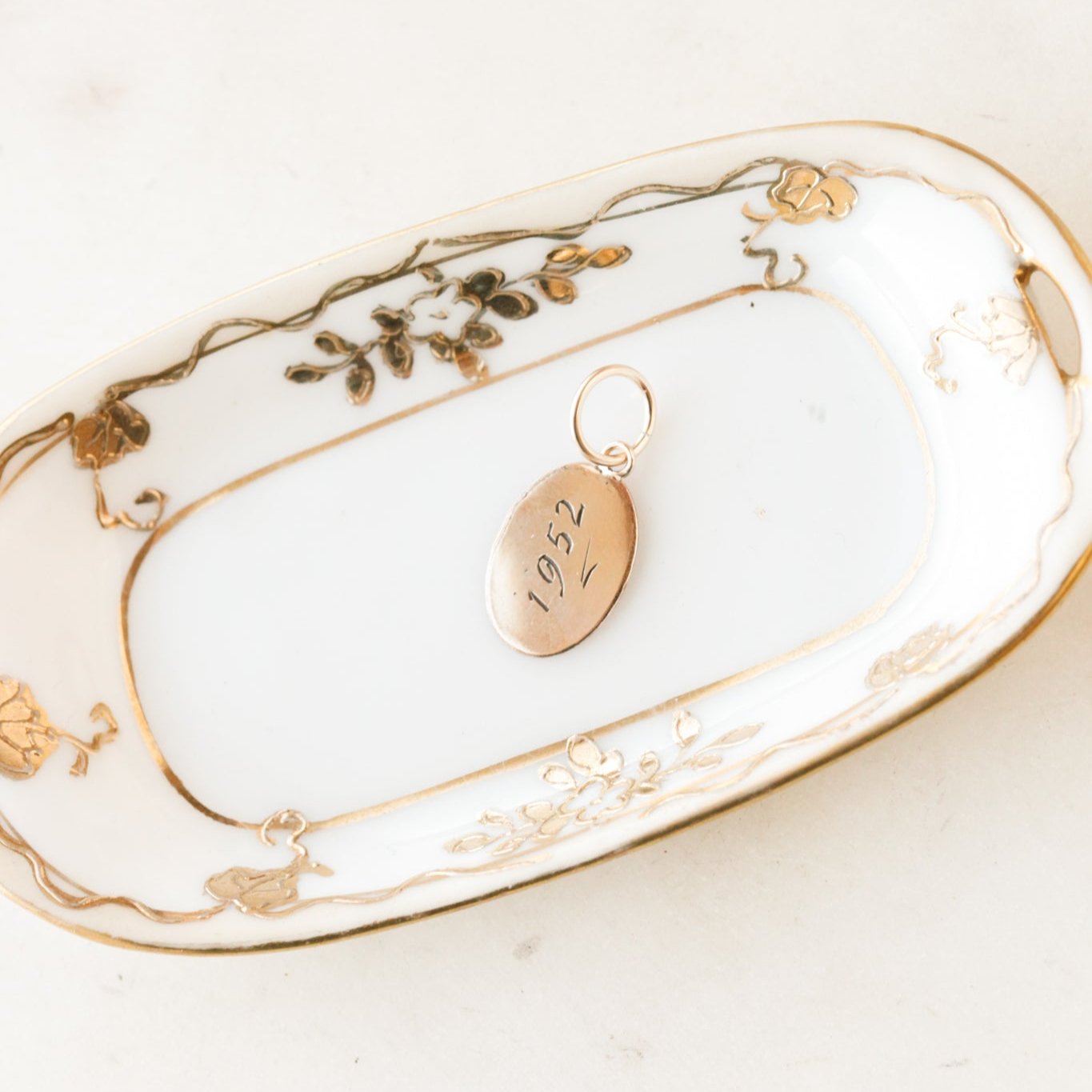 "1952" Oval Charm