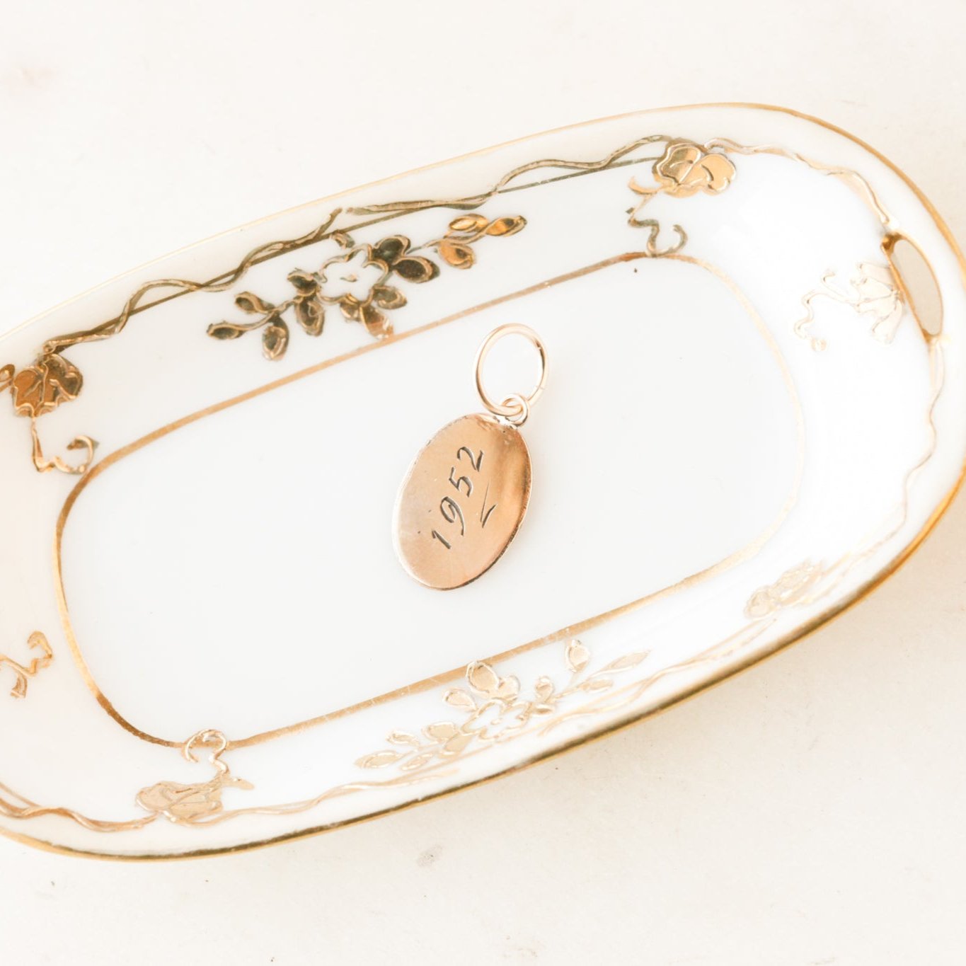 "1952" Oval Charm