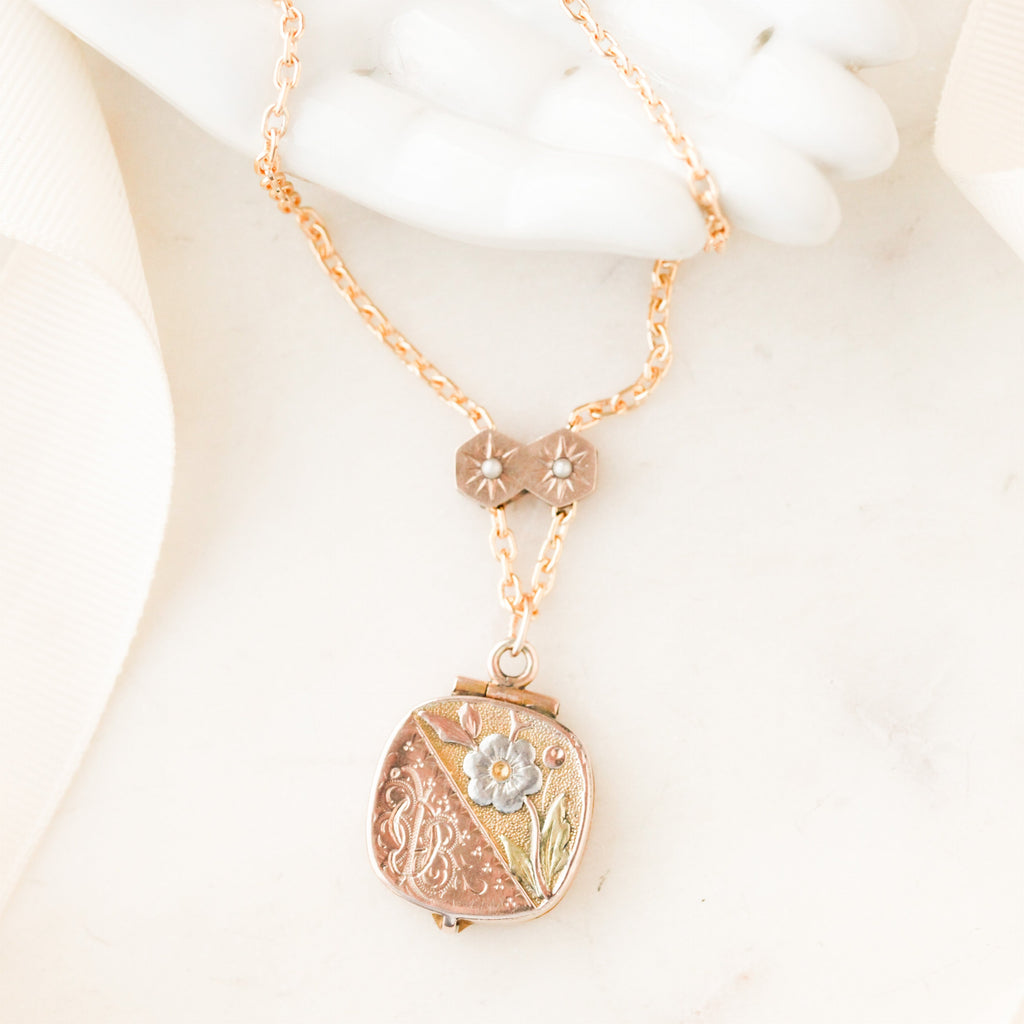 Lizzie Floral Locket – Glen & Effie