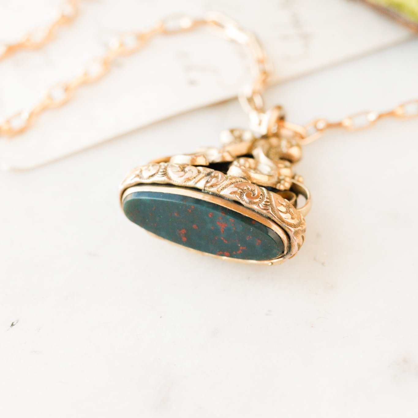 Fabien Bloodstone Pendant